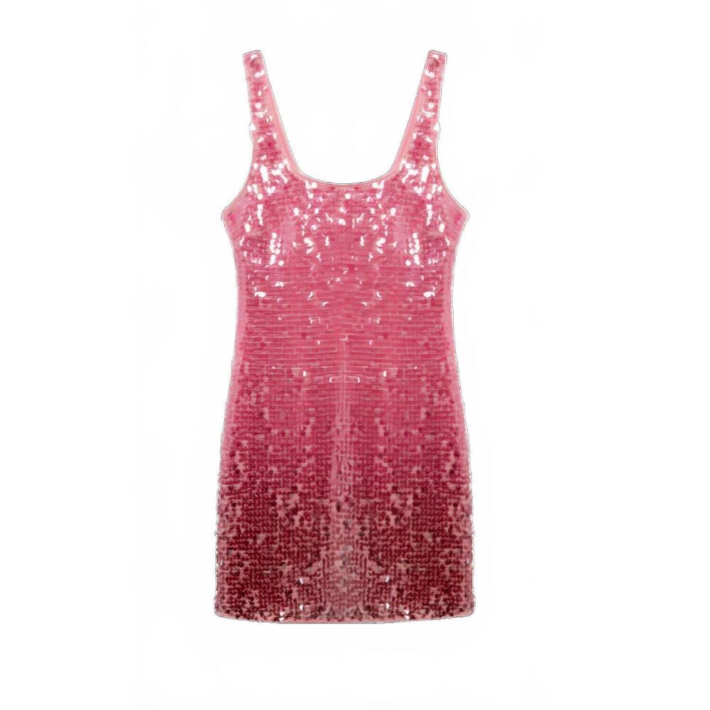 NEW SIMKHAI alayna mini dress in sorbet sequin - Picture 3 of 3